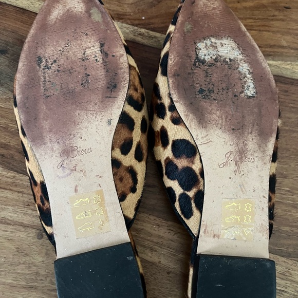 Leopard Print Women's Mules J Crew - Picture 7 of 8